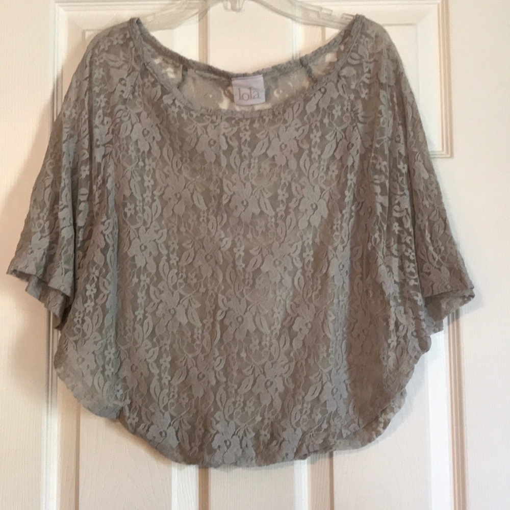 Lacy crop top